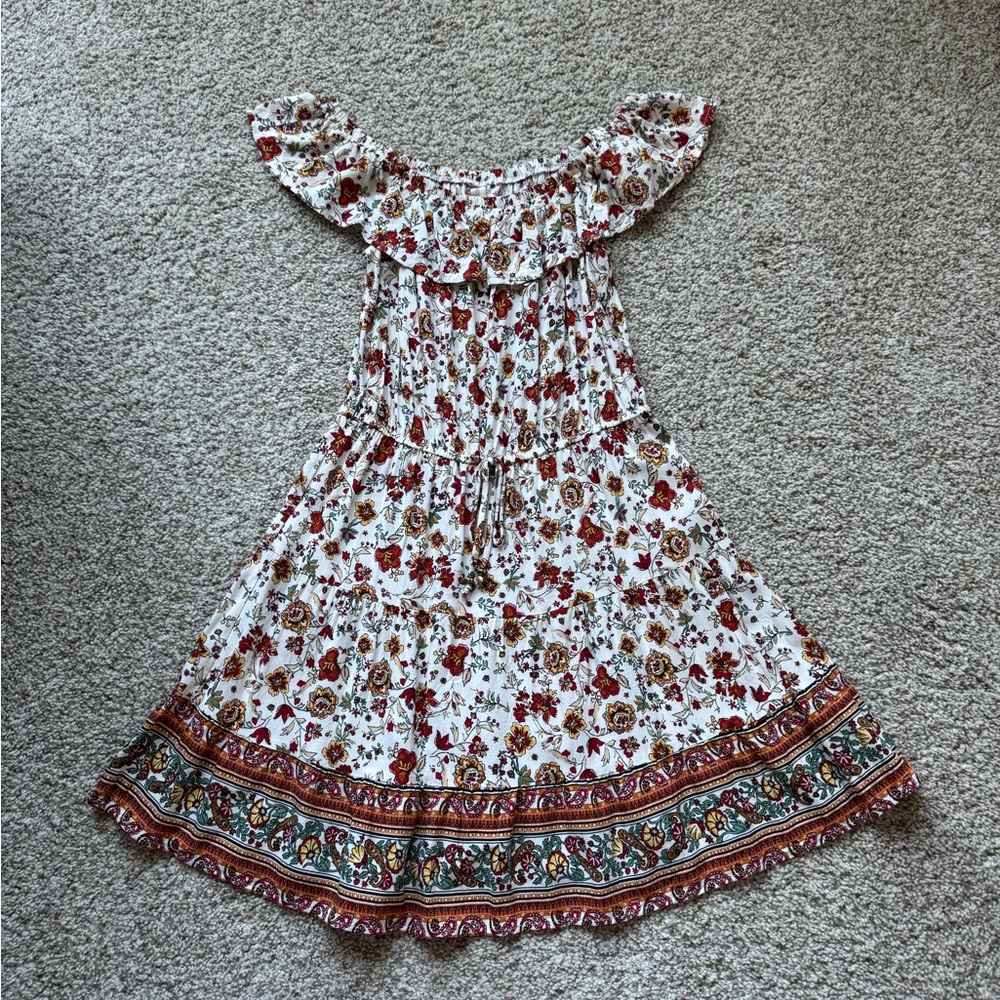 Floral Off-Shoulder Dress